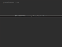 Tablet Screenshot of paradisesex.com